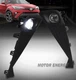 For 20-22 Toyota C-HR CHR Bumper LED Fog Light Lamp Clear w/Bezel Left+Right Set
