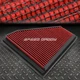 FOR 06-13 BMW E90 3-SERIES RED REUSABLE&WASHABLE HIGH FLOW DROP IN AIR FILTER