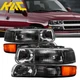 FIT FOR 99-02 CHEVY SILVERADO AMBER CORNER HEADLIGHT BUMPER HEAD LEFT AND RIGHT