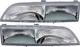 For 1989-1993 Ford Thunderbird Headlight Halogen Set Driver and Passenger Side