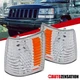 Corner Lights Fit 1993-1998 Jeep Grand Cherokee Parking Turn Signal Lamps 93-98