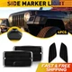 For 1997-2006 Jeep Wrangler Smoke Bumper TJ Signal Fender Side Marker Lights New