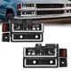 Pair LED DRL Headlights w/ Bumper Corner Lamp For 94-98 Silverado Suburban C1500