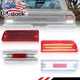 Set Red LED Tail Brake & Backup Light Lenses For 1964 Chevy Chevelle & Malibu