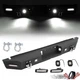 Rear Step Bumper Heavy Duty Steel w/LED Light&Senor Hole For Ford F150 2015-2020