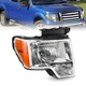 For 09-14 Ford F150 Right RH Passenger Side Chrome Headlight Head Lamp Assembly