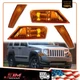 For 2008-2012 Jeep Liberty COMBO Amber Bumper Signal +Bumper Side Marker Lights