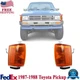 Corner Lights For 1987-1988 Toyota Pickup with Bulb Driver and Passenger Side