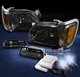 FOR 2001-2004 TOYOTA TACOMA SMOKE HEAD LIGHTS W/CORNER+BUMPER SIGNAL+8K HID KIT FOR 2001-2004 TOYOTA TACOMA SMOKE HEAD LIGHTS W/CORNER+BUMPER SIGNAL+8K HID KIT