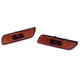 For Volvo S80 1999-2006 Driver Side Amber Bumper Light Lens Reflector 9188263 US
