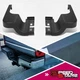 2Pcs Black Rear Bumper End Cap Step Pad for 17-22 Ford F-250 F-350 Super Duty