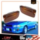 L+R Amber Lens Front Bumper Side Turn Signal Lights For Subaru Impreza 1999-2001