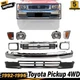 Front Bumper + Grille Chrome + Valance + Lamps For 1992-1995 Toyota Pickup 4WD