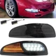 Smoked Dynamic LED DRL Signal Lights Corner Lamp For 1997-2004 Chevy Corvette C5