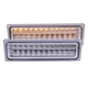 Anzo 511048 Chrome Clear Lens LED Parking/Signal Lights for 92-99 Suburban