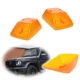For 1986-2018 Benz W463 G-Class Gloss Amber Lens Front Turn Signal Lamp Housings