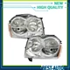 For Jeep Grand Cherokee 2005-2007 Halogen Pair Left+Right Headlights Headlamps