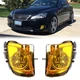 Yellow Lens For 2006-2010 Lexus IS250 IS350 Bumper Fog Lights Lamps LH & RH