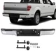 Chrome Steel Rear Bumper Assembly w/Parking For Ford F150 2009 2010 2011 2012