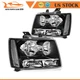 For Chevy Suburban 1500 07-14 Headlights Assembly Replacement Left+Right Side