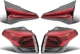 4Pcs Halogen Tail Lights Set Left Right Outer Inner for 2016-2018 Toyota RAV4 4Pcs Halogen Tail Lights Set Left Right Outer Inner for 2016-2018 Toyota RAV4