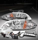 FOR 00-02 CHEVY CAVALIER CHROME REPLACEMENT HEADLIGHTS LAMPS W/LED DRL+6000K HID FOR 00-02 CHEVY CAVALIER CHROME REPLACEMENT HEADLIGHTS LAMPS W/LED DRL+6000K HID