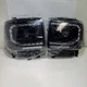For GMC Sierra 1500/2500HD/3500HD 2014-2019 Black LED Projector Headlights Lamps