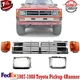 For 1987-1988 Toyota Pickup 4Runner Front Grille + Headlamp Door + Corner Lights