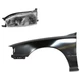 CAMRY 92-94 HEAD LAMP LH Assembly Halogen 2-pc Kit with Fender