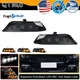 For 2015-2017 Mustang Sequential Amber LED Bumper Turn Signal Lights Lamps w/DRL