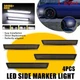 LED Side Marker Light Front Rear Bumper Lamp For 15-23 Dodge Challenger 1-10Set