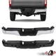 Chrome/ Black Rear Bumper Assembly For Ford F250 Super Duty 17-22 W/Park Assist