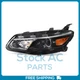 Headlights OE Style Projector Lamp Driver/ Left Side for 2016-2018 Chevy Malibu