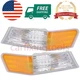 1 Pair Corner Marker Turn Signal Lights Lt + Rt CH2527102 For 07-14 JEEP PATRIOT