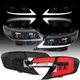 For 2012-2014 Toyota Camry VLAND LED Headlights & Rear Tail Lights Assembly Set