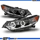 09-14 Acura TSX HID Type Xtreme Dual LED Halo Projector Black Headlights Pair