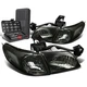 For 1997-2005 Chevy Venture Smoked/Clear Side Turn Signal Headlights+Tool Box