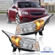 Pair Chrome Housing Headlights Assembly For 2011-15 Chevy Cruze Sedan 4-Door