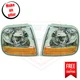 Corner Light FO2520170 FO2521170 Set of 2 for 97-03 Ford F-150 Lariat, XL, XLT