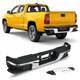Chrome Steel Rear Step Bumper for 2015-2022 Chevy Colorado GMC Canyon w/o Sensor