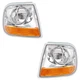 Pair Of Corner Lights 1997-2004 Ford F-150 SVT XL 4.2L 4.6L 6 Cyl 1L3Z13200BA