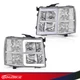 LED DRL Tube Headlights Chrome/Clear Fit For Chevy Silverado 2007-2013 LED DRL Tube Headlights Chrome/Clear Fit For Chevy Silverado 2007-2013
