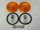 JEEP WILLYS CJ 1955-71 FRONT PARKING LIGHT REFRESH KIT