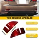 2X Rear Bumper Reflector Left+Right Red Side Red For 2006-2013 IS250 Lexus IS350