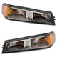 Pair Of Corner Lights 2005 Chevrolet Colorado LS 2.8L 3.5L 4 Cyl 5 Cyl GM2520192