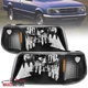 Black Headlights+Corner Signal Lamps Fits 1993-1997 Ford Ranger 1PC Style 93-97
