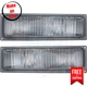 Turn Signal Light GM2521108 GM2520108 Set of 2 for 90-93 GMC C1500/C2500/C3500
