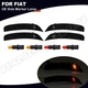 Smoked Front Rear Bumper Side Marker Lights For 2012-2020 Fiat 500 Abarth Turbo