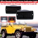 2Pcs Clear/Smoked LED Front Corner marker Light For 1997-2006 Jeep Wrangler TJ