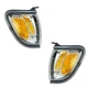 Corner Side Marker Lights Pair Set for 01-04 Toyota Tacoma (Gray) Left & Right
